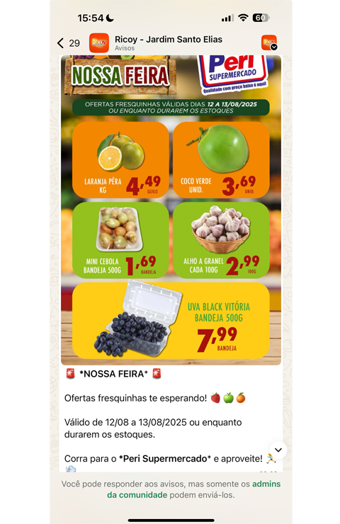 Aplicativo com recursos em destaque